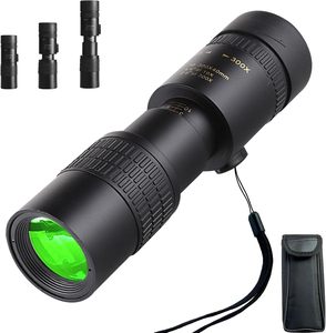 Lente BAK4 & FMC ad Alta Potenza per Concerti, Birdwatching, Osservazione delle Stelle, Monocolo Zoom 10-300x40, Lente Teleobiettivo per Telefono - Product Image 1