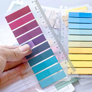 New Gradient Page <b>Label</b> Notes Index <b>Label</b> Sticker Flag Can Write Self-Adhesive Book <b>Labels</b> Memo Pads Ruler Learning Office Memos - Product Image 2