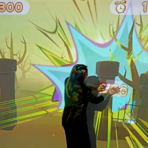 อุปกรณ์โฆษณาสำหรับงานแต่งงาน ร้านอาหาร นิทรรศการ ฉายภาพโฮโลแกรม <span class=keywords><strong>3</strong></span> <span class=keywords><strong>มิติ</strong></span> แบบอินเทอร์แอคทีฟ บนผนังและพื้น ด้วยตาเปล่า - Product Image 2