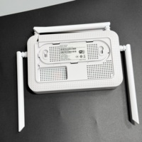 ONU XPON MODEM serat optik DUAL BAND, MODEM WIFI 2.4G 5G FTTH FTTR 4GE 1TEL 2USB 4 antena sinyal terbaik nirkabel harga terbaik