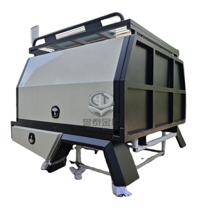 Gran oferta, bandeja Ute personalizada de aluminio de 1800*1800*860mm y cajón de dosel, portaequipajes, soporte para bidón para bandeja de recogida Hilux - Product Image 6