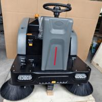 SHUOJIE SJ1450 1450mm largeur vide balayage électrique batterie puissance monter sur route balayeuse Machine