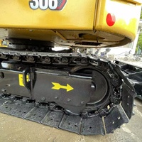 Machines de terrassement bon marché Pelle sur chenilles fabriquée au Japon Pelle sur chenilles Cat 306 307 d'occasion avec pouce hydraulique