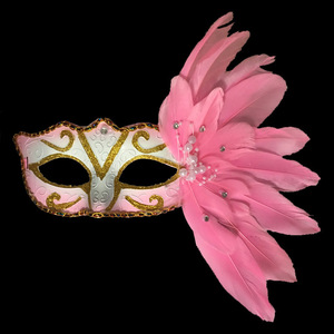 <span class=keywords><strong>Masque</strong></span> en dentelle de plumes d'Halloween-7.87x5.91 pouces, <span class=keywords><strong>masque</strong></span> vénitien peint à la <span class=keywords><strong>main</strong></span>, accessoire de costume de fête/théâtre pour femmes - Product Image 5