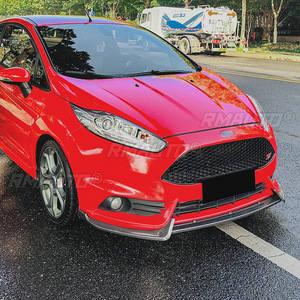 For Ford Fiesta MK6 ST 2012-2017 Body Kit Front Bumper <b>Diffuser</b> Front Bumper Splitter Guard Apron Lip Cover <b>Car</b> Accessories - Product Image 4