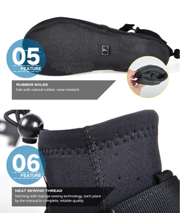 <span class=keywords><strong>Chaussures</strong></span> de plongée en néoprène de 3 mm, <span class=keywords><strong>chaussures</strong></span> d'eau pour kayak, protection renforcée de l'embout des orteils, protection thermique, bottes de plongée - Product Image 5