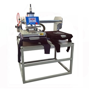 <strong>Clothes</strong> Flocking Machine Pneumatic Heat <strong>Press</strong> 40x60cm Garment Double Station Tshirt Embossing Machine Leather Pressing - Product Image 2