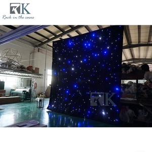 Star Curtain with Light Sets Wedding Stage <b>Backdrop</b> <b>Stand</b> with Pipe Kit - Product Image 4
