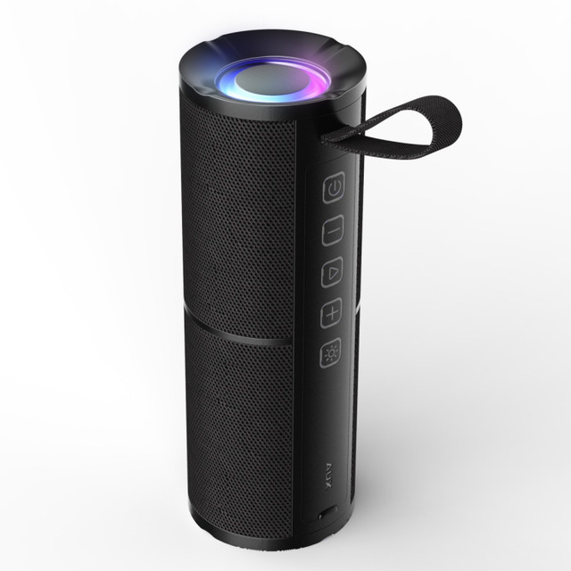 MGITEC IP67 Waterproof Fabric for Bluetooth Speaker Stereo Outdoor Battery-Powered Speaker