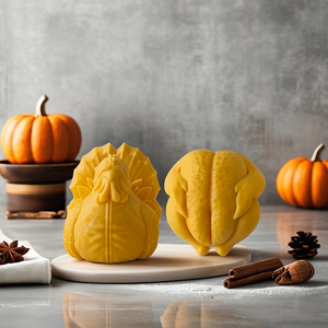 J10-258 qua biên giới gà nướng Silicone khuôn tự chế rang Thổ Nhĩ Kỳ trang trí tự làm hương thơm nến khuếch tán đá khuôn mẫu - Product Image 1