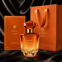 Flacon de parfum de luxe de forme spéciale 30 ml, flacon de parfum en verre à fond épais 50 ml, flacon de parfum vide en verre avec bouchon