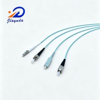 Cable de Fibra Óptica Multimodo Premium de 10G 40G 100G, 1 Fibra, OM3 OM4 LC SC ST FC Seleccionable, Alta Velocidad de Transmisión, 50/125um