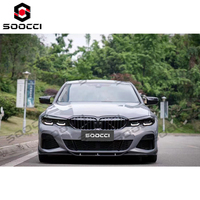 Alerón Delantero Inferior de Fibra de Carbono Estilo TAKD, Divisor Delantero de 3 Piezas para BMW Serie 3 G20 G21 320i 330i M340i 2019-2022