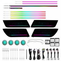 Pour Land Rover Discovery 5 2017-2025, éclairage ambiant dynamique, style étoilé coloré, panneau de décoration intérieure de voiture, kit d'éclairage LED