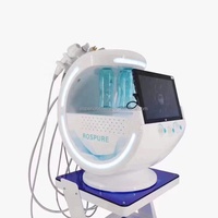 2nd דור אינטליגנטי קרח כחול הידרו dermabrasion מכונה 7 ב 1 לפתרון שונים עור בעיות עור עמוק ניקוי