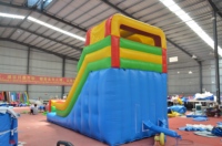 Toboggan gonflable double voie de haute qualité |   Matériau PVC durable, parfait pour les fêtes et les divertissements en plein air