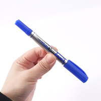 Stylos marqueurs permanents Foska en gros, double pointe, colorés, non toxiques, noir, bleu, rouge, pointe fine et ultra fine