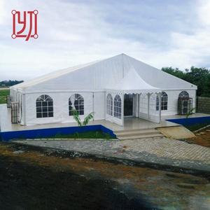 Grandes tentes de mariage blanches de luxe pour l'extérieur, capacité 300 à 500 personnes, tentes commerciales de grande taille pour événements en plein air, Guangzhou - Product Image 2