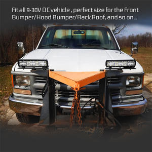 110W Combo Spot Flood Beam <span class=keywords><strong>Quad</strong></span> Row Led Light bar 15 Inch <span class=keywords><strong>4X4</strong></span> Truck Roof Led Light bar pour Offroad Car Truck - Product Image 6