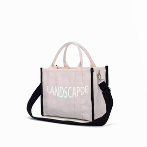 Mua sắm mùa hè Tote Túi tùy chỉnh cấu trúc Canvas Tote Túi cho quà tặng của công ty & Xây Dựng Thương Hiệu - Product Image 2