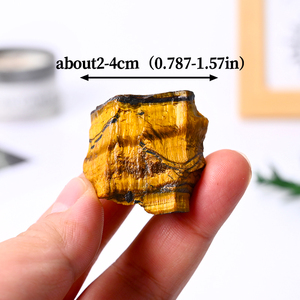 Piedras de Cristal Naturales Curativas al por Mayor, Bloques de Cuarzo Dispersos, Piedra Ojo de Tigre, Cristal en Bruto para Especímenes Minerales - Product Image 2