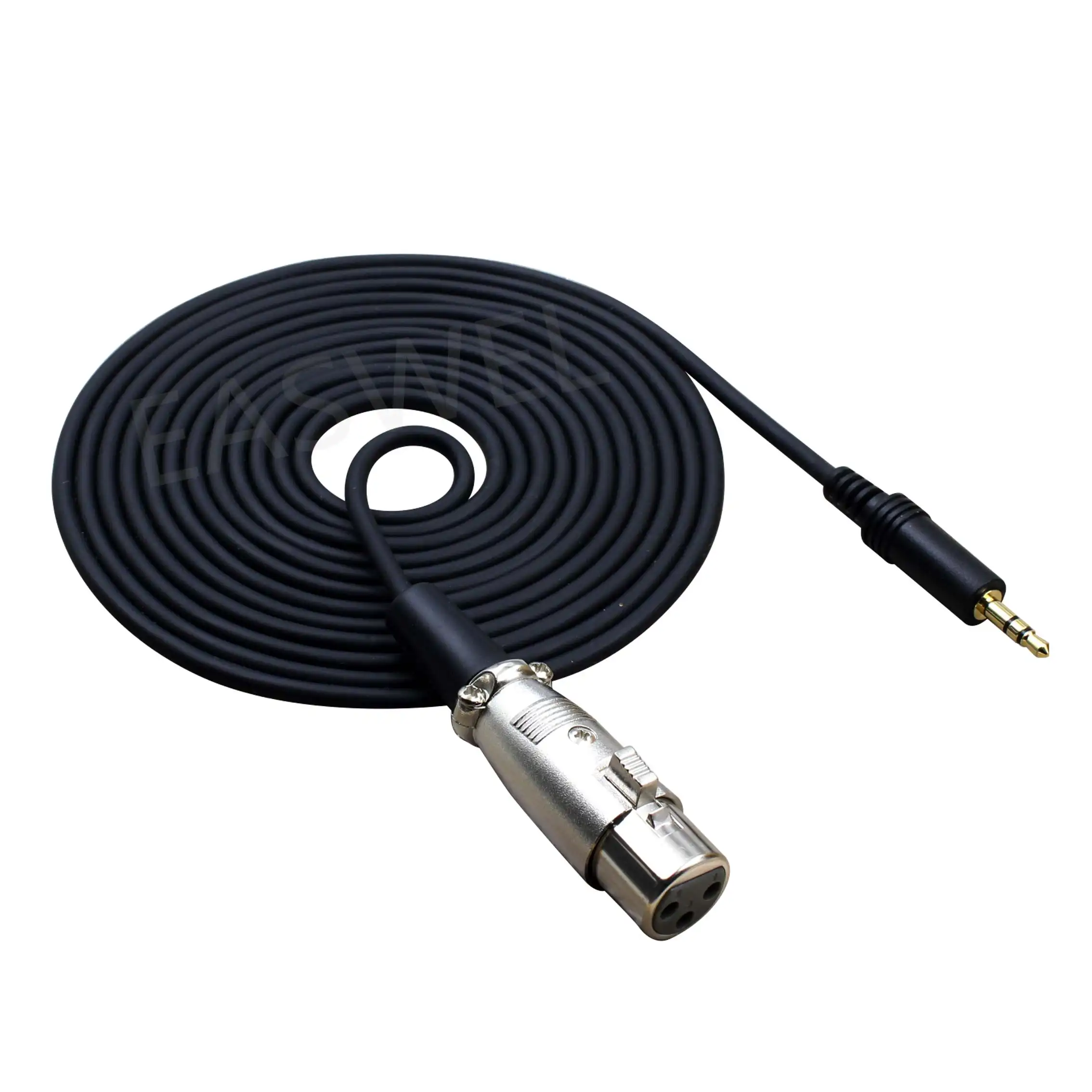Nieuwe Xlr 3 Pin Female To 1/8 "3.5Mm Stereo Jack Microfoon Audio Draad Kabel