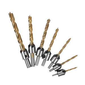 Juego de brocas avellanadoras de tres puntas para carpintería, abridor y ensanchador de orificios para tornillos, ideal para proyectos de carpintería. - Product Image 5