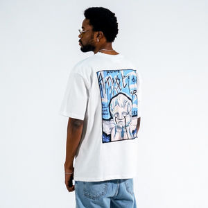 T-shirt Homme Personnalisé OEM Imprimé Respirant Coupe Oversize Tendance Meilleure Vente 100% Coton Haute Qualité Col Rond Compétitif - Product Image 2