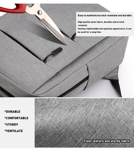 Haibowy nhiều lớp túi phổ Trọng lượng nhẹ Túi máy tính không thấm nước du lịch unisex máy tính xách tay Ba lô với USB máy tính xách tay Ba lô - Product Image 5