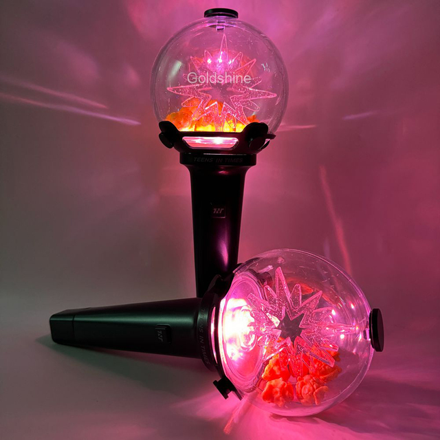 Korea Japan Kpop Merchandise TNT Official Customized Logo LED Light Stick with Remote Control and AAA Battery Cheering Wand