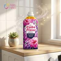 Nouvelle Formule 2026, Adoucissant Textile Liquide Parfumé Super Longue Durée pour Lessive Liquide