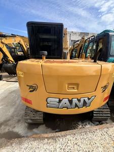 รถขุด Sany SY75C ขนาด 7.5 ตัน รถขุดไฮดรอลิกแบบตีนตะขาบ มือสอง อุปกรณ์ก่อสร้าง เครื่องจักรมือสอง พร้อมบุ้งขุด - Product Image 4