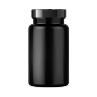 Bouteille de pilules en plastique personnalisable avec logo, 100 ml, flacon de capsules de 80 ml, emballage nutritionnel, flacons de vitamines vides blancs à vendre