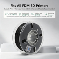 Filamen PRINTROO Load Bearing PP CF Diameter 1.75mm Suhu Cetak 200C/240C Tugas Berat untuk Perakitan Suku Cadang Mesin Ringan