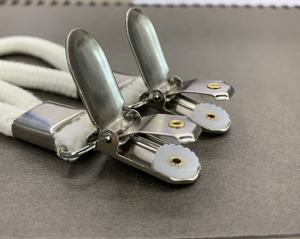 <span class=keywords><strong>Pince</strong></span> à torchons suspendue <span class=keywords><strong>pince</strong></span> à serviettes en coton tressé avec <span class=keywords><strong>pince</strong></span> en métal cintre en tissu polyvalent <span class=keywords><strong>pour</strong></span> la maison salle de bain cuisine - Product Image 4