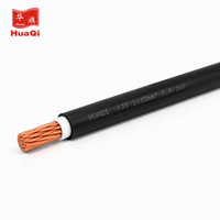 Câble d'alimentation en cuivre monobrin Huaqi YJY 1x10mm² 0,6/1kV, isolé XLPE, gaine PE
