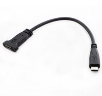 Montaje en panel USB tipo C 3,1 Mini PC Caja de la computadora Cable del panel Cable de extensión macho a hembra