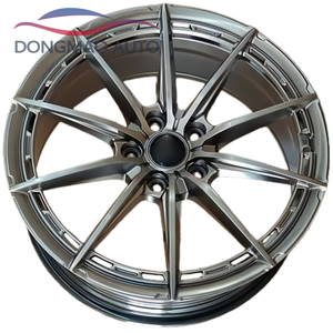 Jantes en alliage d'aluminium coulé de 17/18 pouces 5X108 5X105 5X110 5X112 5X114.3 5X120, adaptées à la mise à niveau des roues de voitures particulières - Product Image 2