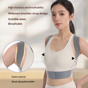Correcteur de posture respirant pour hommes et femmes, sangles réglables pour corriger la cyphose, améliorer la posture et soulager - Product Image 1
