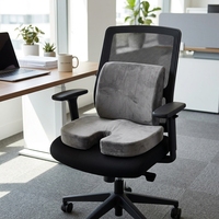 Coussin de dossier et de siège, coussins de chaise de bureau de siège de voiture, coussin de chaise de soulagement de la douleur du coccyx et du dos