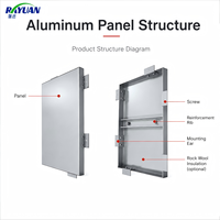 Lámina de Aluminio Anodizado Cepillado para Fachadas, Impermeable, Antirrayaduras, Revestimiento de Protección Contra Lluvia para Baños, Edificios Comerciales/Residenciales