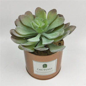 卸売人工鉢植え植物、家庭やデスクの装飾用、UV耐性PVC/PE葉、最低注文数96個、低メンテナンス鉢 - Product Image 6