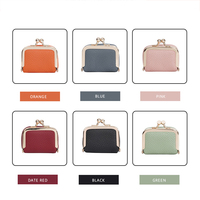 Casing perhiasan kulit Mini, dompet kecil dengan saku ritsleting untuk Airpods koin