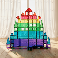 Ensemble de tuiles de construction magnétiques Montessori STEM, blocs de construction éducatifs, vente en gros OEM ODM pour enfants, ABS EN71 ASTM CE