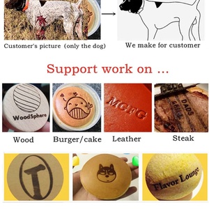 ตราประทับเค้ก ตราเหล็ก ตราประทับร้อน ตราประทับแบบกำหนดเอง ตราประทับเค้ก ขนมปัง ไม้ งานแต่งงาน ทำขนมปัง - Product Image 3