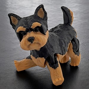 Vashine 3D baskılı renkli PLA dostu malzeme aksiyon figürü sevimli köpekler çocuk oyuncağı dekorasyon yaratıcılık Toi ortak hareketli - Product Image 6