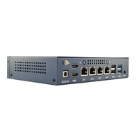 PC industriel sans ventilateur 4 LAN, routeur logiciel, processeur Intel i5/i7 (4e/5e génération), concentrateur Gigabit pour applications de bureau et serveurs réseau