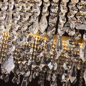 Luxus Led Kristall Kronleuchter Anhänger Licht Villa Design kreatives Wohnzimmer moderner Edelstahl 60 Nordisch Kronleuchter 50000