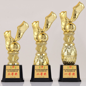 Trofeo de fútbol de <span class=keywords><strong>diseño</strong></span>, logotipo personalizado, estilo deportivo, pequeño, de resina, 2023 - Product Image 4