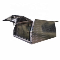 Double cabine ute auvent plaque de contrôle en aluminium boîte à outils canopi pour camion UTE/ATV/REMORQUE/PLATEAU